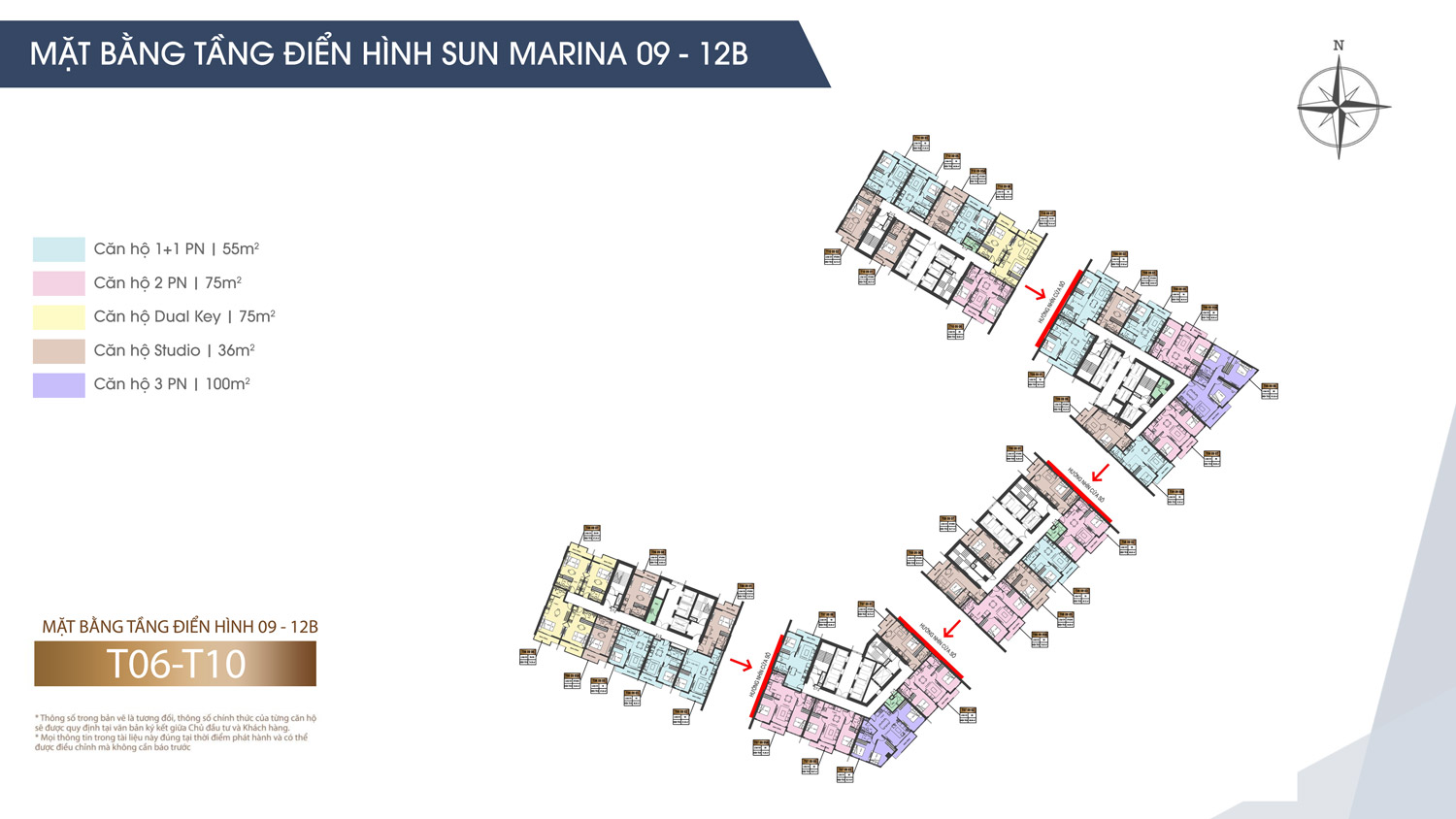 Sun Marina Town Mặt Bằng Tòa B 09-12B